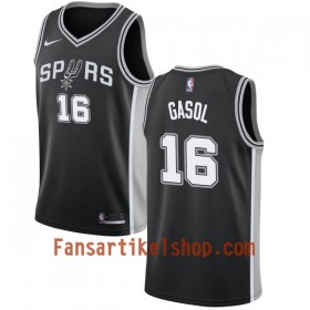 NBA San Antonio Spurs Trikot Pau Gasol 16 Nike 2017-18 Schwarz Swingman - Herren